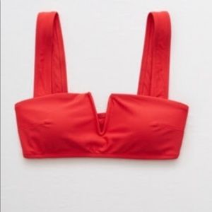 Aerie high waisted swim suit top *Never worn!